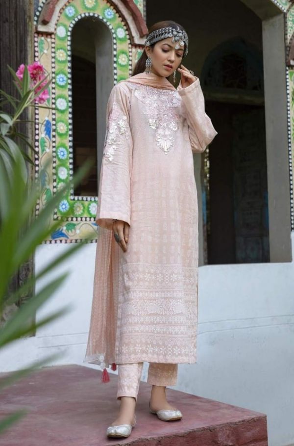 GULAAL  Jacquard Fabric Shirt By Nuriyaa