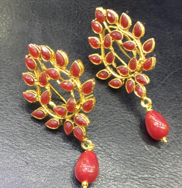 Kundan Tops (Red)