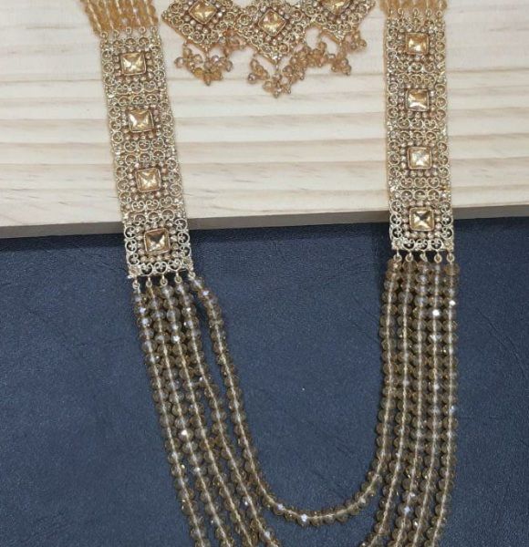 Polki Mala with Jhomar Silver