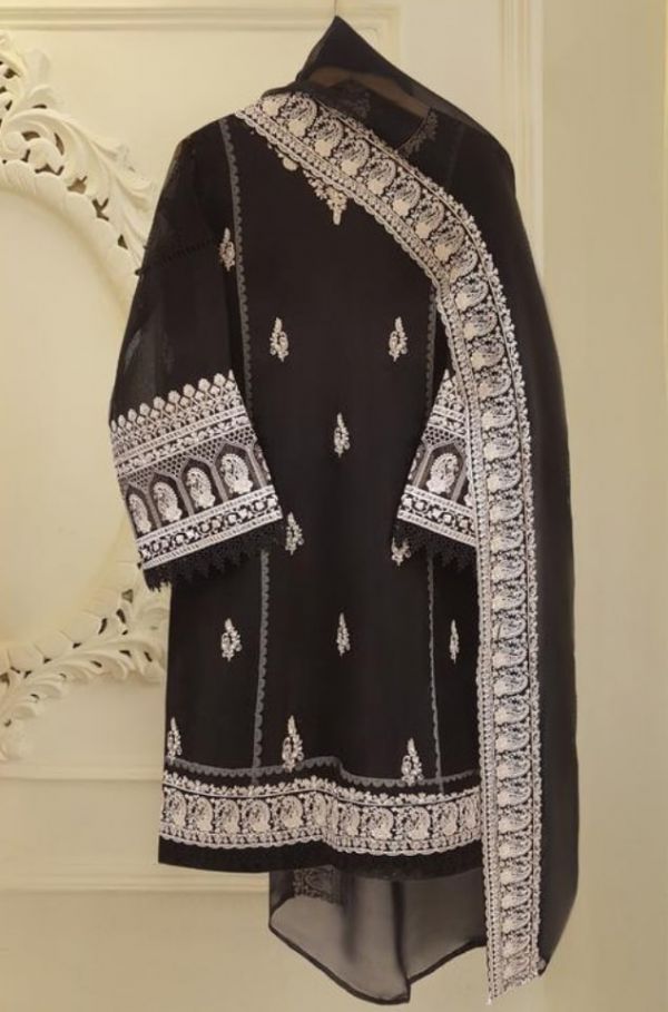 TWO PIECE PURE ORGANZA SHIRT WITH DUPATTA BY AGHA NOOR