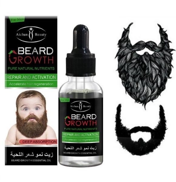 Men Mustaches Beard Essential Oil Beard Growth Fast beard growth 40ml