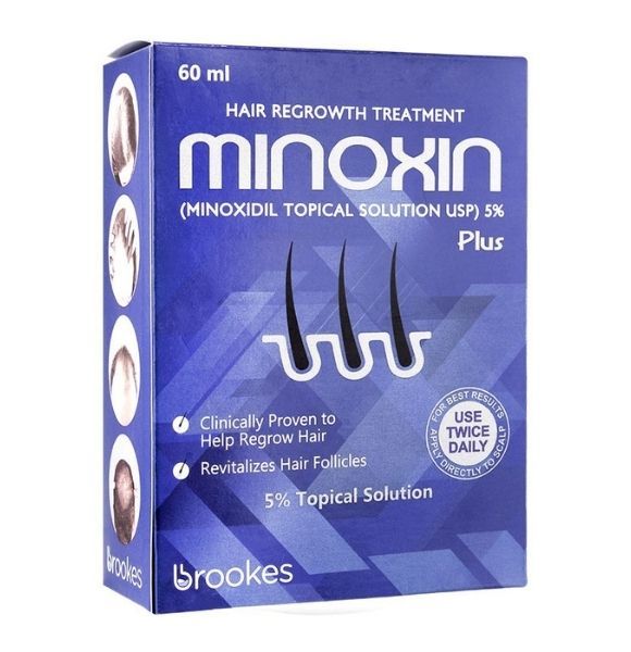 Minoxin Hair Regrowth Treatment, Minoxidil 5% Tropical Solution, 60ml