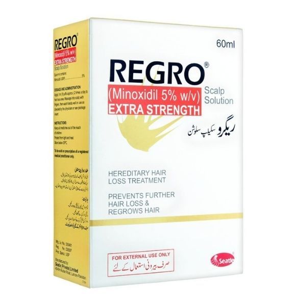 Regro 5% Minoxidil Scalp Solution, Hair Loss Treatment, 60ml