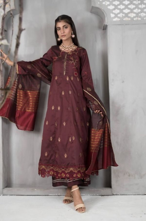 WUS21-MK5 Khaddi Silk By Fashion Porters