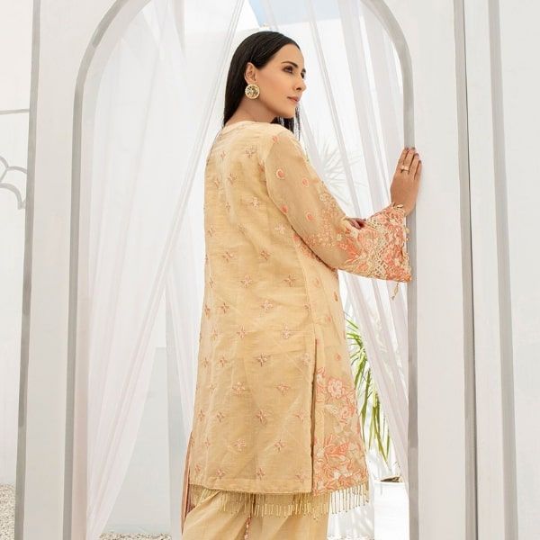 BE21-RY6 Embroidered Cotton Mesuri By Fashion Porters