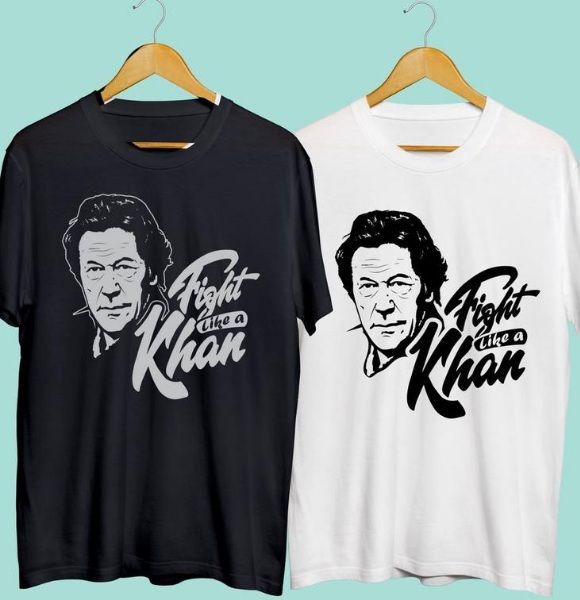 Fight Like A Khan - White or Black