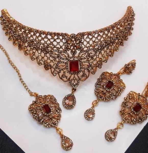 Indian Jarao Set (Red)