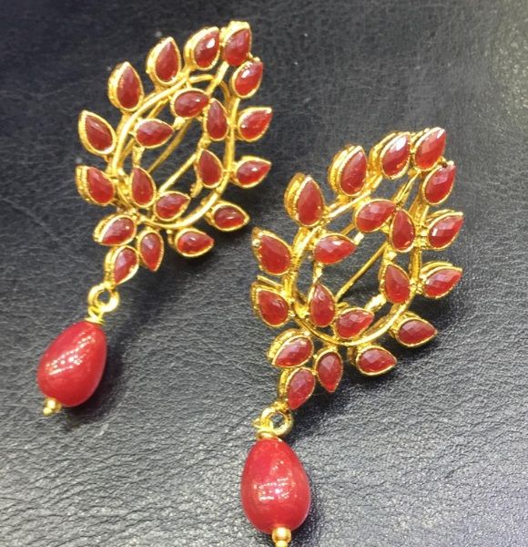 Kundan Tops (Red)