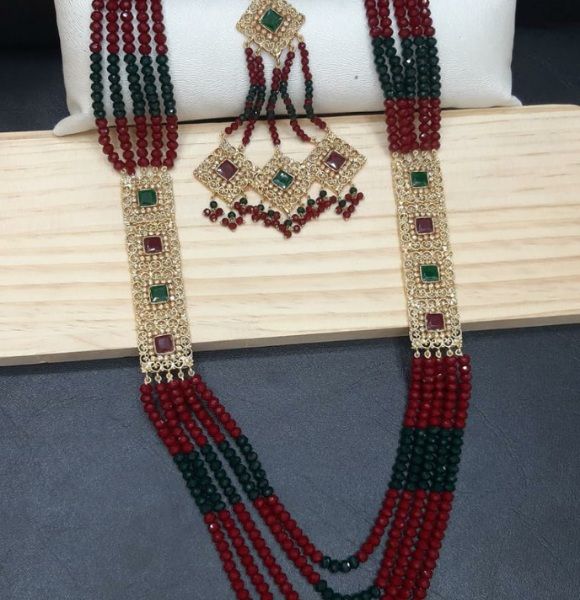 Polki Mala with Jhomar Multi Color