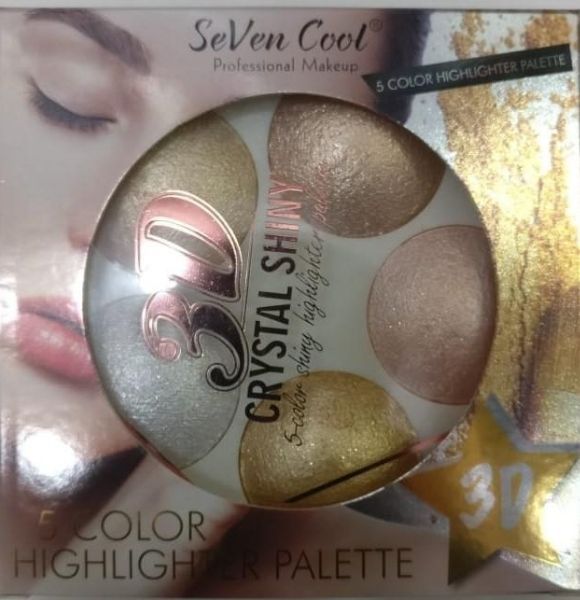 5 In 1 Highlighter Palette High Quality Highlighter Blusher Makeup kit