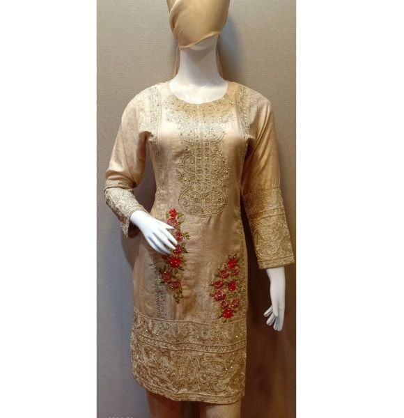 Viscose Suit 3 Pc Gold