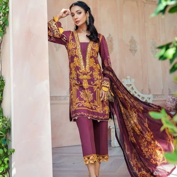 Encima Embroidered Organza 3-Piece Suit GL-01 Cielo By Gulaal Lawn 2020 Volume I