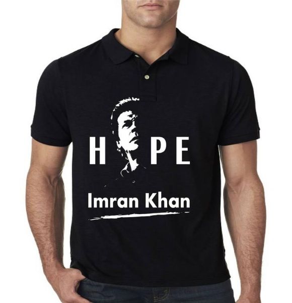 Hope Imran Khan Collar T-Shirt