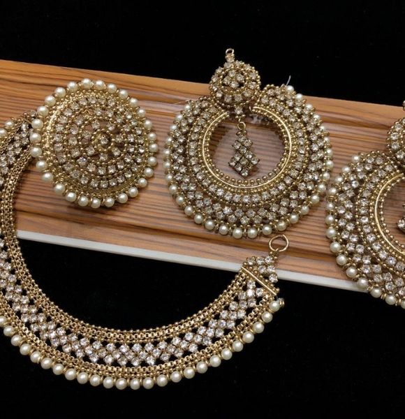 Indian Style Necklace with Rings
