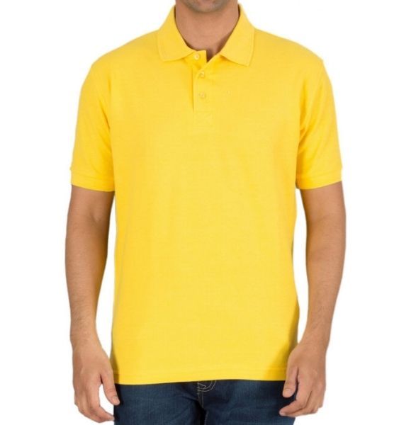 Yellow T-Shirt with Collar