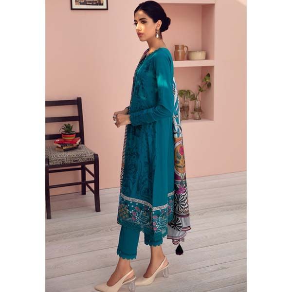 Niagra Jazmin 3pc Embroidered Lawn Front/Back With Net Dupatta & Cambric Trouser