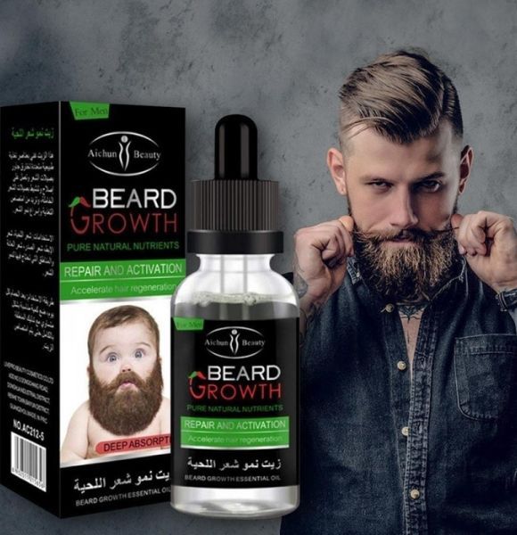 Men Mustaches Beard Essential Oil Beard Growth Fast beard growth 40ml